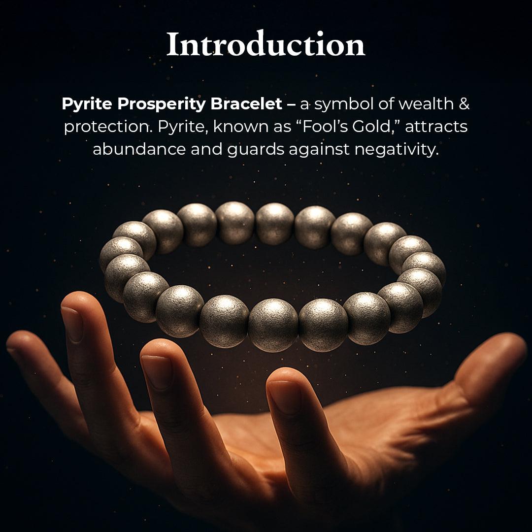 Dhan Shakti (Raw Pyrite) Bracelet