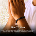 How to wear the Sulemani Hakik Bracelet: on the right wrist, traditionally worn on Saturdays