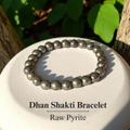 Raw Pyrite Bracelet original certified stone for wealth and money by Vedic Stones