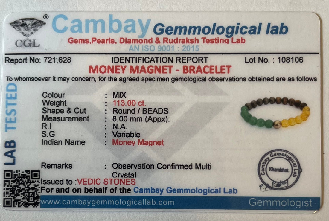 Money Magnet Bracelet by Vedic Stones™